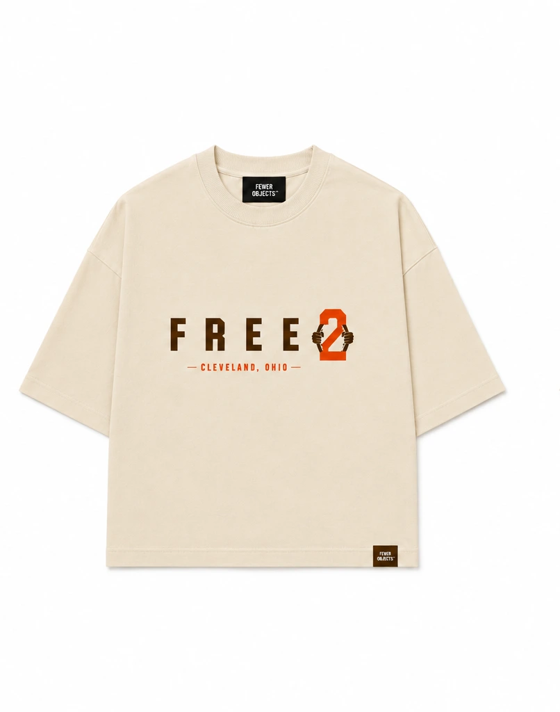 Free 2 — Boxy tee + crewneck sweatshirt